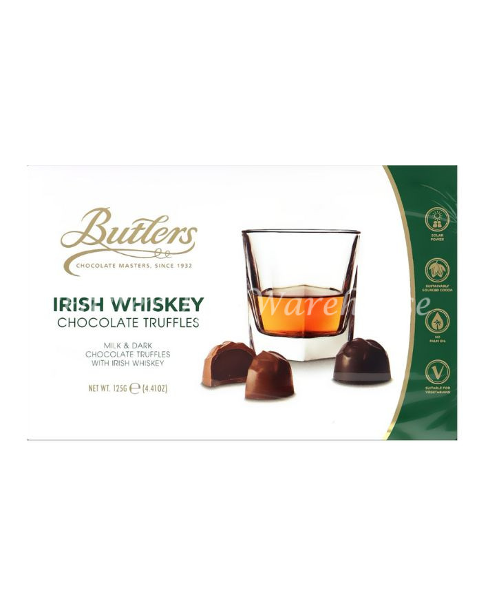 Butlers Irish Whiskey Milk and Dark Chocolate Truffles 125g - Easter ...